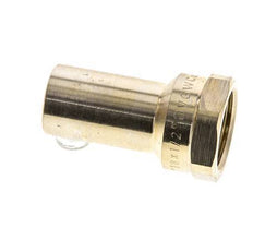 Raccord à sertir - 18mm Male & Rp 1/2'' Female - Alliage de cuivre