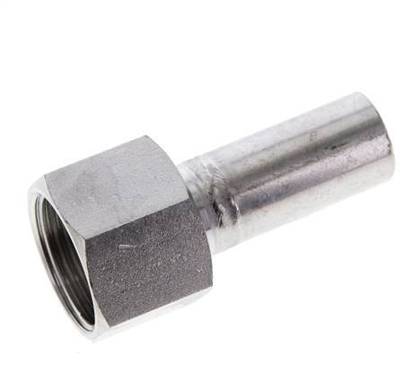 Raccord à sertir - 18mm mâle & Rp 3/4'' femelle - Acier inoxydable