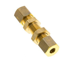 Raccord à compression droit en laiton 5mm Bulkhead 150 bar DIN EN 1254-2
