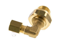 4mm & G1/4'' Brass Elbow Compression Fitting with Male Threads 150 bar NBR Adjustable DIN EN 1254-2