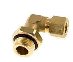 10mm & G1/2'' Brass Elbow Compression Fitting with Male Threads 95 bar NBR Adjustable DIN EN 1254-2