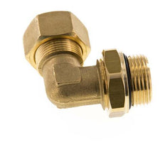 18mm & G3/4'' Brass Elbow Compression Fitting with Male Threads 67 bar NBR Adjustable DIN EN 1254-2