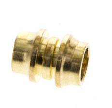 6mm Brass Straight Compression Fitting DN 8135 bar DIN EN 1254-2 [2 Pieces]