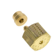 4mm Brass Straight Compression Fitting DN 1275 bar DIN EN 1254-2