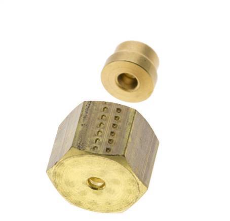 4mm Brass Straight Compression Fitting DN 1275 bar DIN EN 1254-2