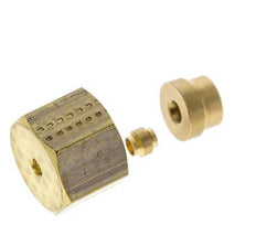 4mm Brass Straight Compression Fitting DN 1275 bar DIN EN 1254-2