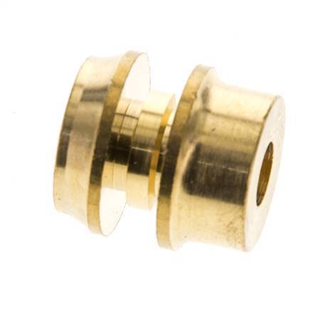 6mm Brass Straight Compression Fitting DN 1275 bar DIN EN 1254-2