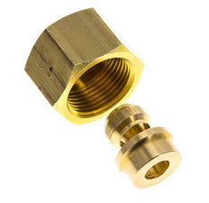 Raccord à compression droit en laiton 10mm DN 1676 bar DIN EN 1254-2