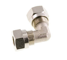 12L Nickel plated Brass Elbow Cutting Fitting 75 bar ISO 8434-1