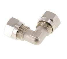 12L Nickel plated Brass Elbow Cutting Fitting 75 bar ISO 8434-1