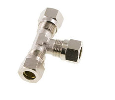 8LL Nickel plated Brass T-Shape Tee Cutting Fitting 100 bar ISO 8434-1