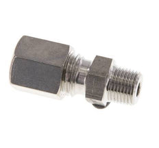 Raccord à compression droit en acier inoxydable 6L & R1/8'' avec filets mâles 315 bar ISO 8434-1