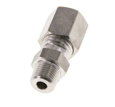 Raccord à compression droit en acier inoxydable 6L & R1/8'' avec filets mâles 315 bar ISO 8434-1