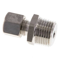 Raccord à compression droit en acier inoxydable 8L & R1/2'' avec filets mâles 315 bar ISO 8434-1