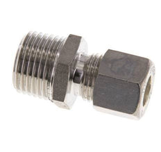 Raccord à compression droit en acier inoxydable 10L & R1/2'' avec filets mâles 315 bar ISO 8434-1