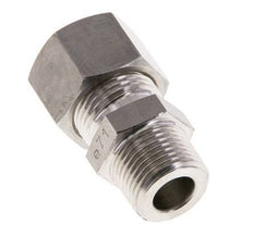 Raccord à compression droit en acier inoxydable 12L & R3/8'' avec filets mâles 315 bar ISO 8434-1