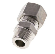 Raccord à compression droit en acier inoxydable 12L & R3/8'' avec filets mâles 315 bar ISO 8434-1