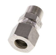 Raccord à compression droit en acier inoxydable 12L & R3/8'' avec filets mâles 315 bar ISO 8434-1