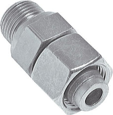 6S & M12x1.5 Acier zingue pivotant droit avec filetage mâle 630 bar NBR Reglable ISO 8434-1 [2 Pièces]