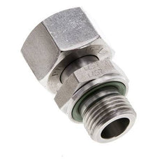 15L & M18x1.5 Acier inoxydable pivotant droit avec filetage mâle 315 bar FKM Ajustable ISO 8434-1