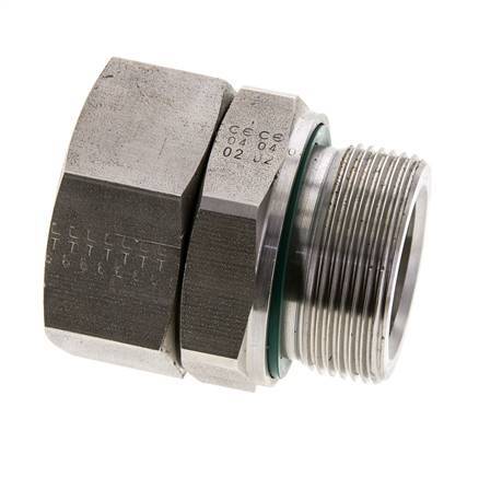 35L & M42x2 Acier inoxydable droit pivotant avec filetage mâle 160 bar FKM Ajustable ISO 8434-1