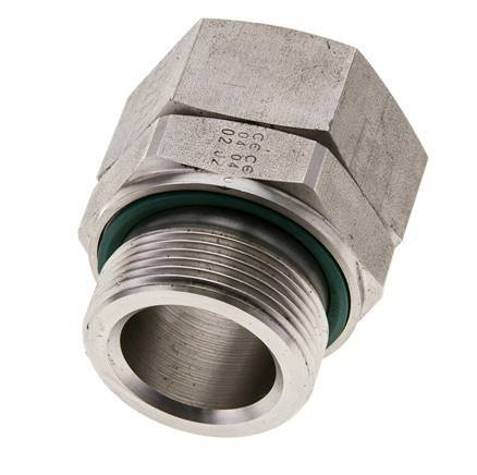 35L & M42x2 Acier inoxydable droit pivotant avec filetage mâle 160 bar FKM Ajustable ISO 8434-1