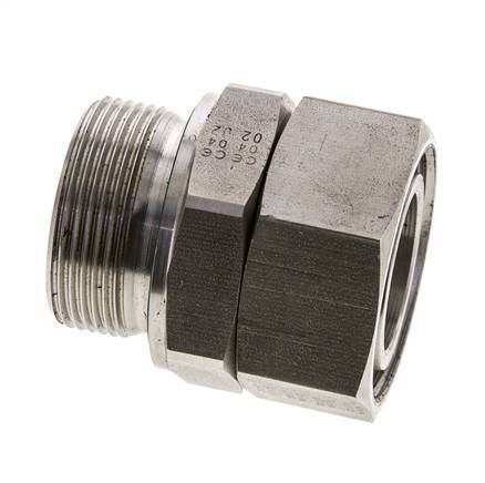 35L & M42x2 Acier inoxydable droit pivotant avec filetage mâle 160 bar FKM Ajustable ISO 8434-1