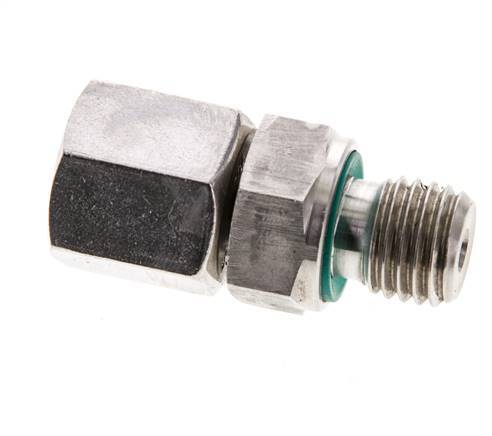 6S & M12x1.5 en acier inoxydable avec filetage mâle 630 bar FKM Ajustable ISO 8434-1
