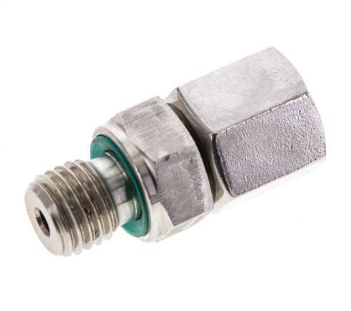 6S & M12x1.5 en acier inoxydable avec filetage mâle 630 bar FKM Ajustable ISO 8434-1
