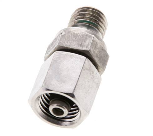 6S & M12x1.5 en acier inoxydable avec filetage mâle 630 bar FKM Ajustable ISO 8434-1