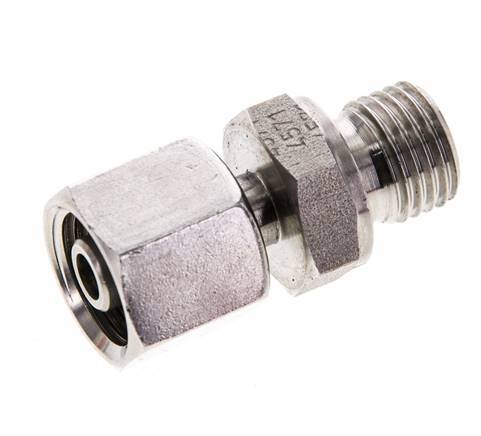 8S & M14x1.5 Acier inoxydable pivotant droit avec filetage mâle 630 bar FKM Ajustable ISO 8434-1