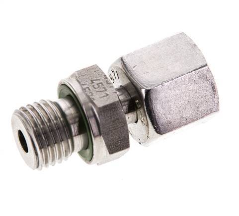 8S & M14x1.5 Acier inoxydable pivotant droit avec filetage mâle 630 bar FKM Ajustable ISO 8434-1
