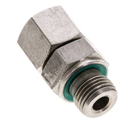 10S & M16x1.5 Acier inoxydable pivotant droit avec filetage mâle 630 bar FKM Ajustable ISO 8434-1