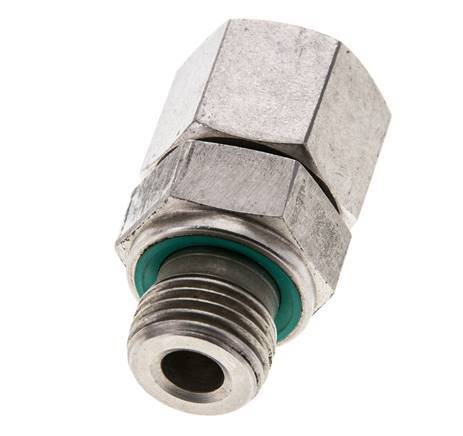 10S & M16x1.5 Acier inoxydable pivotant droit avec filetage mâle 630 bar FKM Ajustable ISO 8434-1