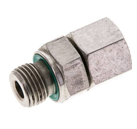 10S & M16x1.5 Acier inoxydable pivotant droit avec filetage mâle 630 bar FKM Ajustable ISO 8434-1