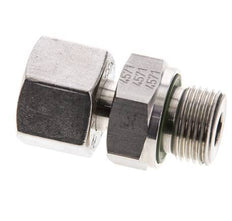 12S & M18x1.5 Acier inoxydable pivotant droit avec filetage mâle 630 bar FKM Ajustable ISO 8434-1