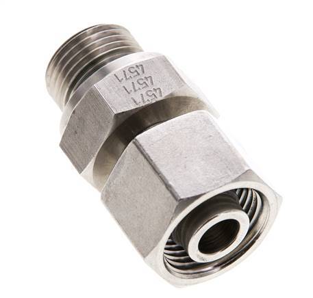 12S & M18x1.5 Acier inoxydable pivotant droit avec filetage mâle 630 bar FKM Ajustable ISO 8434-1