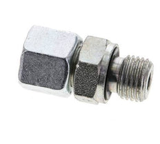 10L & M14x1.5 Acier zingue pivotant droit avec filetage mâle 315 bar Joint torique NBR Cône d'etancheite reglable ISO 8434-1