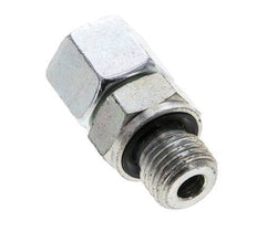 10L & M14x1.5 Acier zingue pivotant droit avec filetage mâle 315 bar Joint torique NBR Cône d'etancheite reglable ISO 8434-1