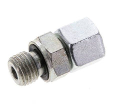 10L & M14x1.5 Acier zingue pivotant droit avec filetage mâle 315 bar Joint torique NBR Cône d'etancheite reglable ISO 8434-1