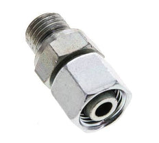10L & M14x1.5 Acier zingue pivotant droit avec filetage mâle 315 bar Joint torique NBR Cône d'etancheite reglable ISO 8434-1
