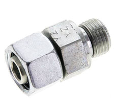 12L & M16x1.5 Acier zingue pivotant droit avec filetage mâle 315 bar Joint torique NBR Cône d'etancheite reglable ISO 8434-1