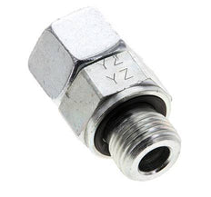 12L & M16x1.5 Acier zingue pivotant droit avec filetage mâle 315 bar Joint torique NBR Cône d'etancheite reglable ISO 8434-1