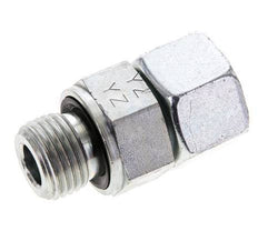 12L & M16x1.5 Acier zingue pivotant droit avec filetage mâle 315 bar Joint torique NBR Cône d'etancheite reglable ISO 8434-1