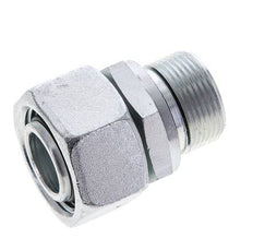 22L & M26x1.5 Zink plated Steel Straight Swivel with Male Threads 160 bar NBR O-ring Sealing Cone Adjustable ISO 8434-1