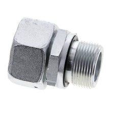 22L & M26x1.5 Acier zingue pivotant droit avec filetage mâle 160 bar Joint torique NBR Cône d'etancheite reglable ISO 8434-1