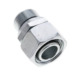 22L & M26x1.5 Acier zingue pivotant droit avec filetage mâle 160 bar Joint torique NBR Cône d'etancheite reglable ISO 8434-1