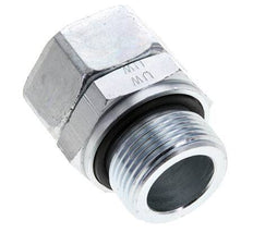 28L & M33x2 Acier zingue pivotant droit avec filetage mâle 160 bar Joint torique NBR Cône d'etancheite reglable ISO 8434-1