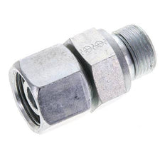 14S & M20x1.5 Zink plated Steel Straight Swivel with Male Threads 630 bar NBR O-ring Sealing Cone Adjustable ISO 8434-1