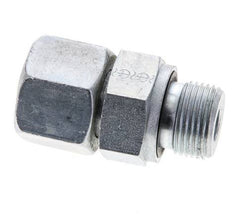 14S & M20x1.5 Acier zingue pivotant droit avec filetage mâle 630 bar Joint torique NBR Cône d'etancheite reglable ISO 8434-1